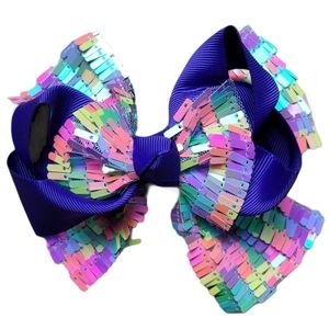 Purple Sequin Bow
